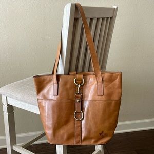 Patricia Nash Leather Espelette Bucket Tote